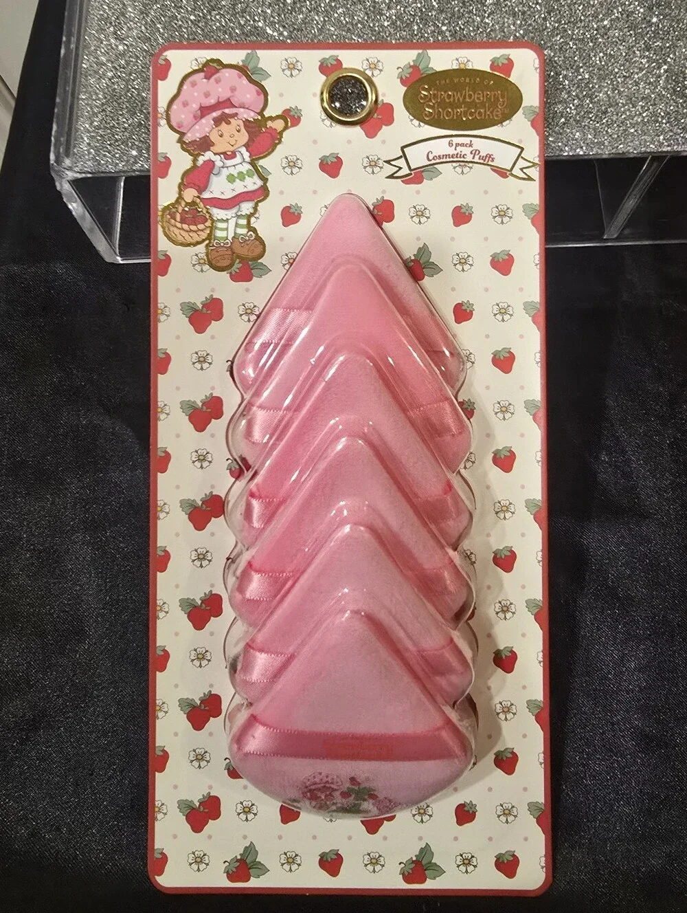 Taste Beauty X Strawberry Shortcake Pink Triangle Cosmetic Puffs - Set of 6